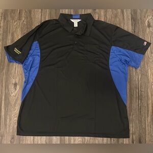 NEW Men’s Waffle House Black/Blue Employee Performance Polo Shirt- 4XL